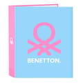 Miniatyrbillede 1 af 2: Ringbind Benetton Spring Pink Himmelblå A4 27 x 33 x 6 cm