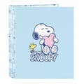 Miniatyrbillede 1 af 2: Ringbind Snoopy Love Blå A4 27 x 33 x 6 cm
