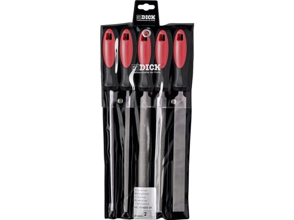 Dick 1314202-2K Työpajaviilusarja, jossa 5 osaa, 2K-kahva 200 mm 1 sarja 1 sarja
