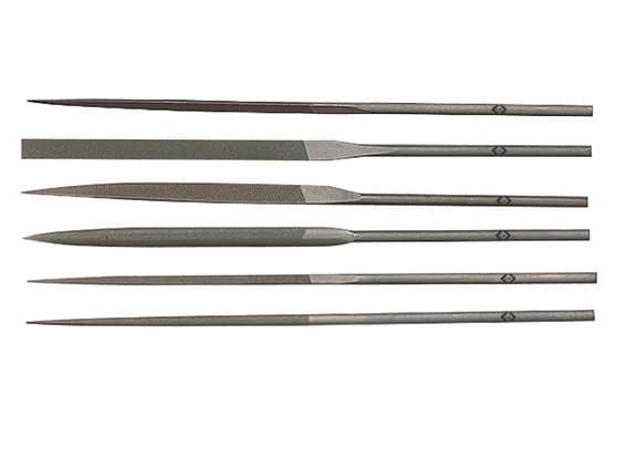 C.K Needle File Set Of 6 C.K. T0124P 140 mm