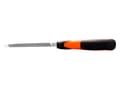 Pikkukuva 2 / 5: Bahco ERGO 4-183-06-2-2, Viila, Kolmioviila, Hienoleikkaus, Musta, Oranssi, 15 cm, 12,5 mm