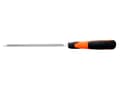 Pikkukuva 3 / 5: Bahco ERGO 4-187-05-2-2, Viila, Kolmioviila, Hienoleikkaus, Musta, Oranssi, 12,5 cm, 6 mm