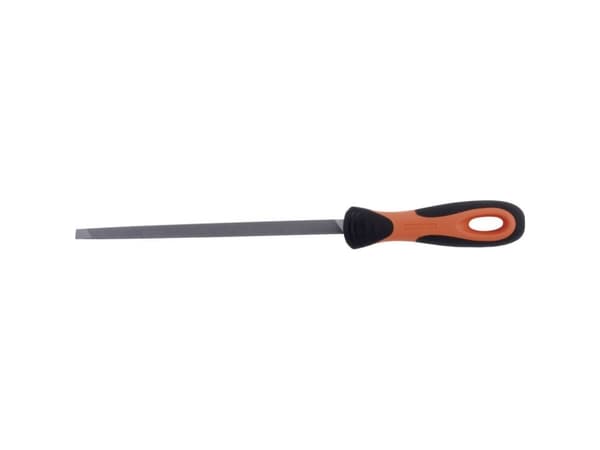 Bahco ERGO 4-187-05-2-2, Viila, Kolmioviila, Hienoleikkaus, Musta, Oranssi, 12,5 cm, 6 mm