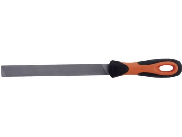 Bahco ERGO 4-138-10-1-2, Fil, Klämmapp, Medelfin, Plast, Svart, Orange, Ergonomisk, Halkfritt grepp
