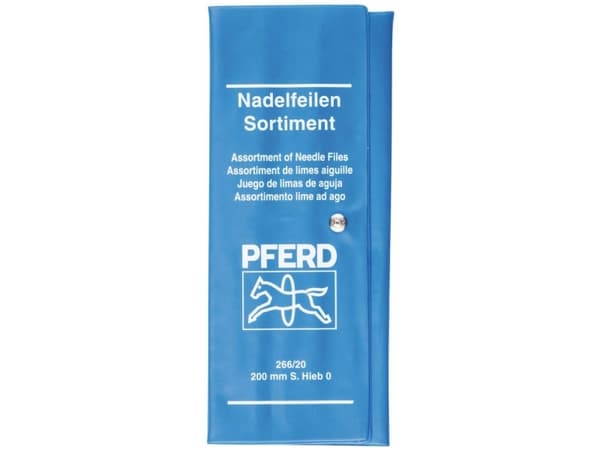 PFERD 12316102 CORRADI nålfilssats schweizisk typ 0 i PVC-rullpåse 200 mm 1 st