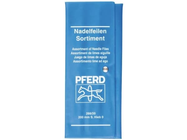 PFERD 12316102 CORRADI nålfilssats schweizisk typ 0 i PVC-rullpåse 200 mm 1 st