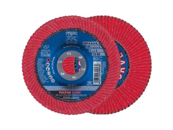 Lamelrondel CO SGP-CURVE L 125mm K60 - 5 stk