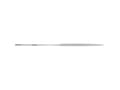 Miniatyrbilde 2 av 3: PFERD 12808205, Fil, Halvrund fil, Rustfritt stål, 6,5 mm, 2 mm, 200 mm