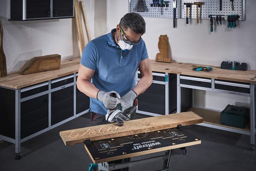 wolfcraft GmbH 4386000, Ball rasp, Løvtre, Mykt tre, Alle merker, 3,15 cm, 2,6 cm, 115/125 mm angle grinder
