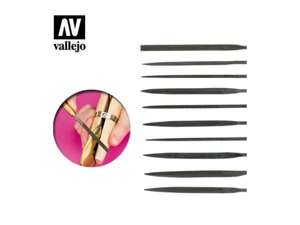 Vallejo T03001, Sats med filer, Mellangrov, Universal