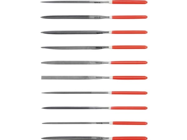 Yato YT-6164, Viilapakkaus, Litteä kansio, Puolipyöreä viila, Teräväreunainen viila, Oval file, Pyöreä viila,..., Metalli, Polyvinyylikloridi (PVC),
