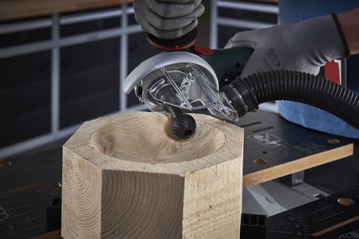 wolfcraft GmbH 4400000, Sett, Løvtre, Mykt tre, Alle merker, angle grinders Ø 115/125 mm, M14, 12500 RPM