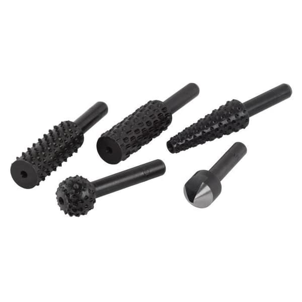 wolfcraft Roterande slip- och frässet Stål 5 st 2540000