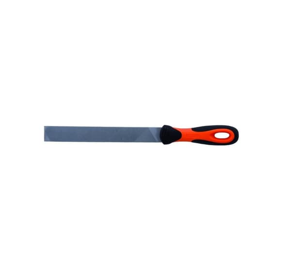Flat fil 6" 150mm glatt snitt med håndtak
