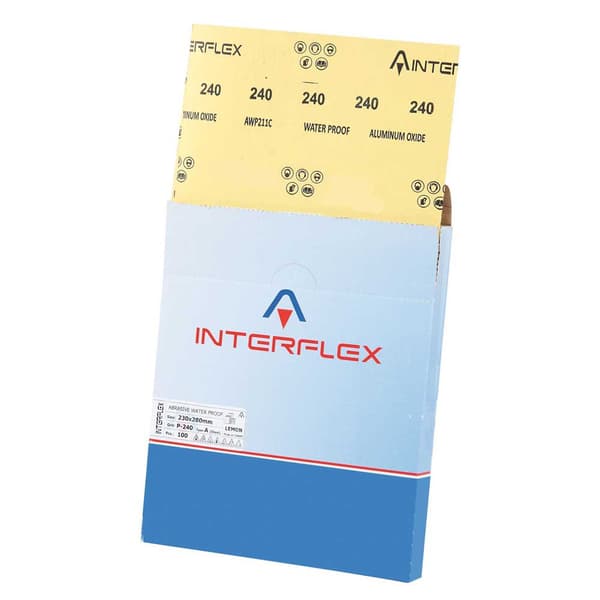 Inter Abrasive Slipande Tygark Ac411jfe.120 50 Enheter Brun