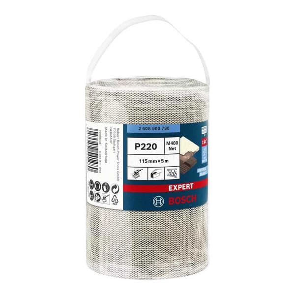 Bosch Professional Slipad Nätrulle Expert M480 115 Mmx5m G220 Beige