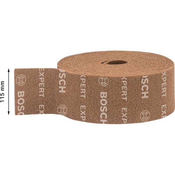 Bosch Professional Non-woven Sliprulle Träplåt Sandpapper Expert N880 Crsa 115 Mm Beige
