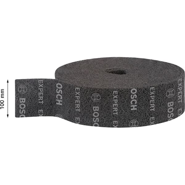 Bosch Professional Non-woven Sliprulle Träplåt Sandpapper Expert N880 Mediosic 100 Mm Grå