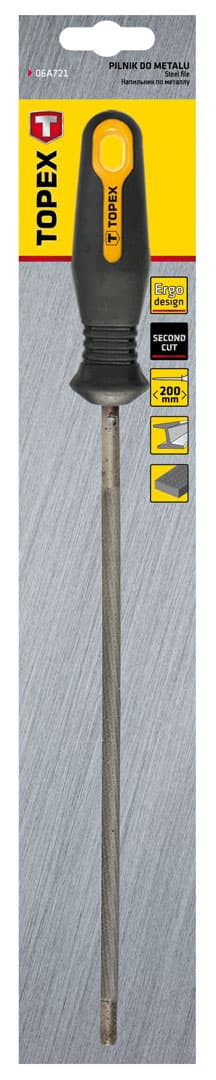 Kædeslibefil, 200 x 4,0 mm