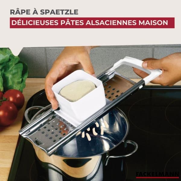 Köksredskap - Fackelmann - Spaetzle tallrik - Rostfritt stål - 1 st - Traditionellt rivjärn