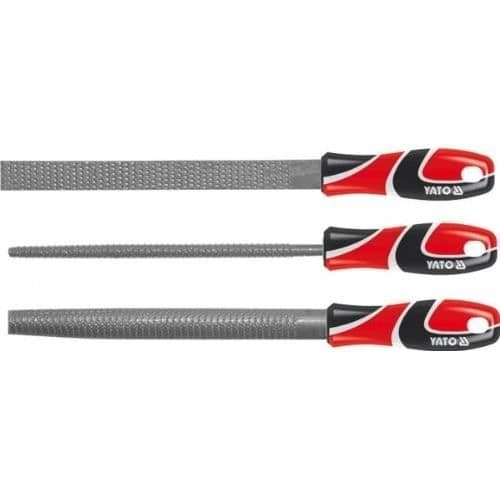 Set med filar - YATO - YT-6222 - Kolträ