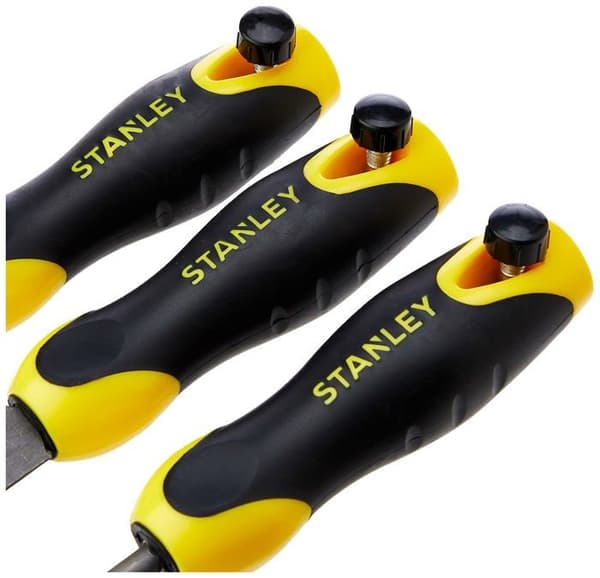 Raspar - STANLEY - 0-22-477 - Kolstål - Ergonomisk - 3 st 200mm