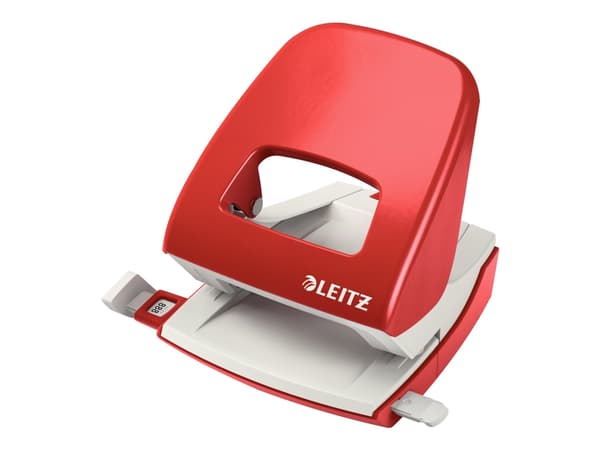 Leitz NeXXt - Hålslag - 30 ark / 3 mm - plast, metall - röd