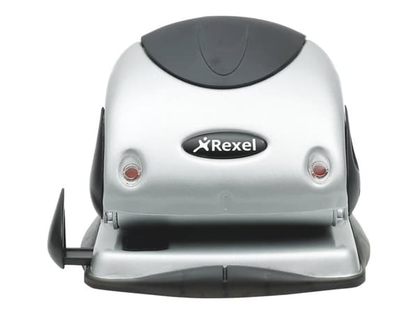 Rexel P225 - Hålslag - 25 ark - metall - svart/silver