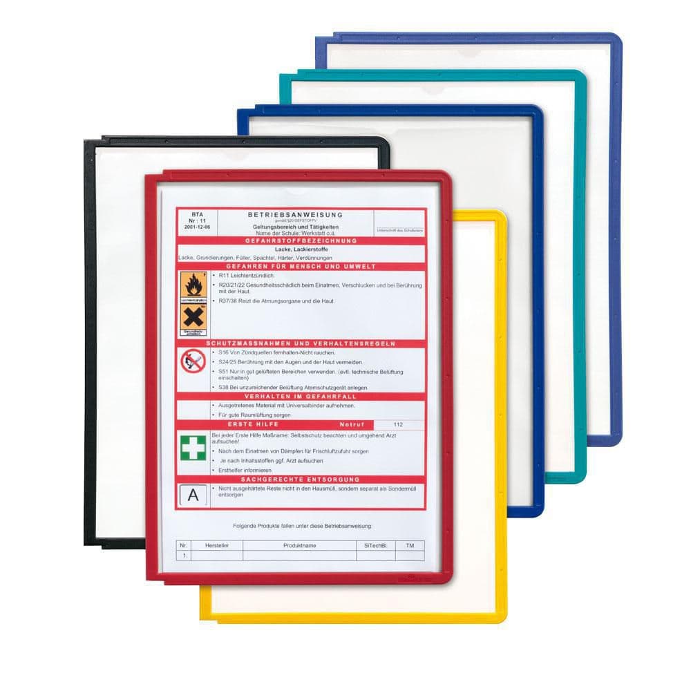 Panel SHERPA A4 röd 5st