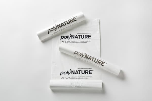 Plastsäck POLYNATURE PLA 160L 20my 10/rl 12st