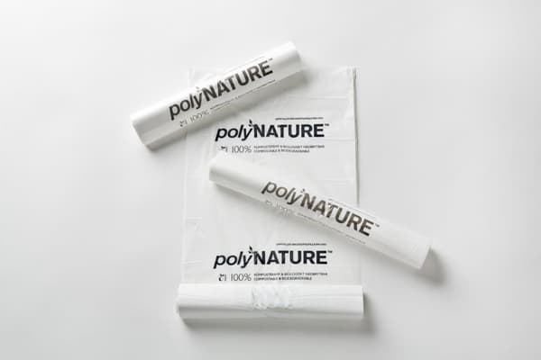 Plastsäck POLYNATURE PLA 160L 20my 10/rl 12st
