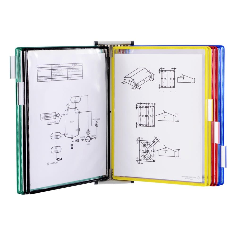 Väggställ magnet TARIFOLD inkl 10 panel