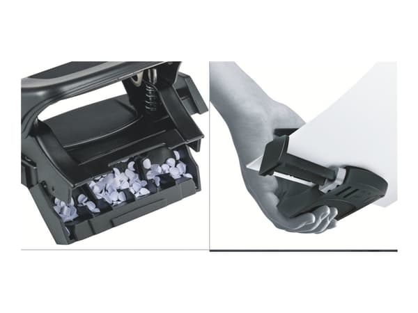 Leitz NeXXt Recycle - Hullstanser - mini - 10 ark / 1 mm - plast, metall - svart