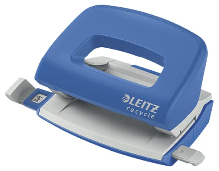 Leitz NeXXt Recycle - Hullstanser - mini - 10 ark / 1 mm - plast, metall - blå