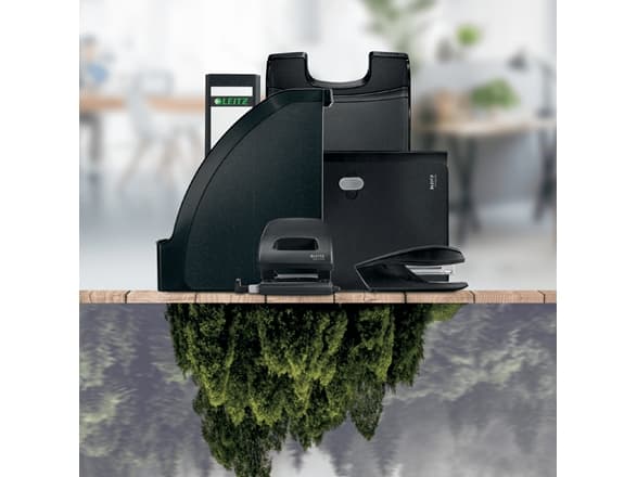 Leitz NeXXt Recycle - Hullstanser - 30 ark / 3 mm - plast, metall - grønn