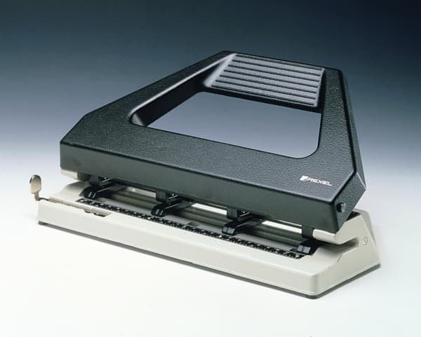 Rexel V430 - Hullstanser - robust - 30 ark - 4 hull - presstøpt aluminiium - svart