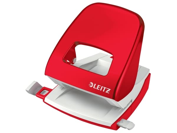 Leitz NeXXt WOW - Hullstanser - 30 ark / 3 mm - metall - rød