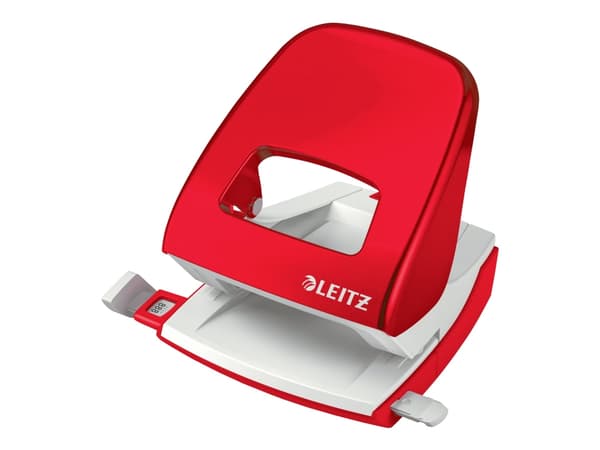 Leitz NeXXt WOW - Hullstanser - 30 ark / 3 mm - metall - rød