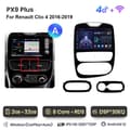 Miniatyrbillede 2 af 2: Carplay-bilradio, trådløs, Renault Clio 4, WiFi 2GB-32GB B-2