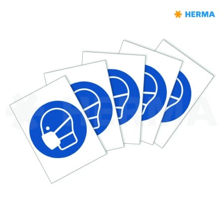 HERMA Etikett "Bruk munnbind" 20 (5) (1 stk.)