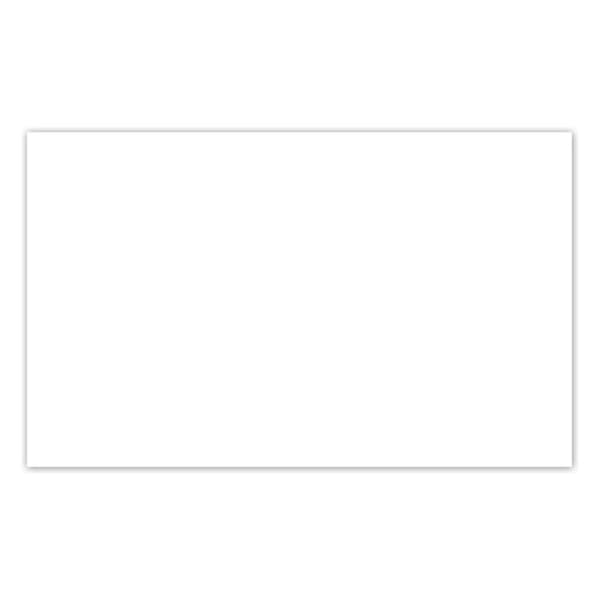 Kangaro K-6101-WI Systemkort Blank 8x13 cm 100 ark hvid