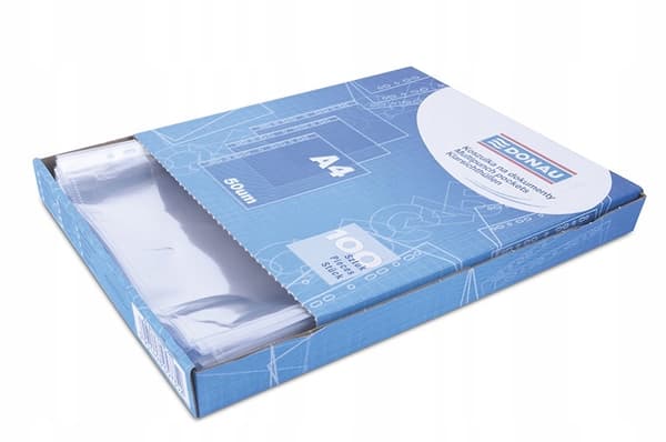 Donau Crystal T-shirt A4/100 50mic In Box 1772100PL-00B