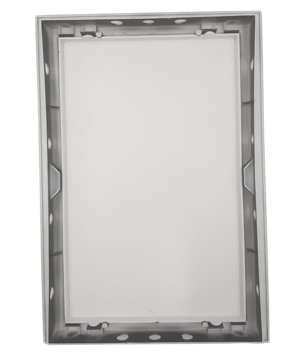 Inspektionsdörr svart 200x200 mm
