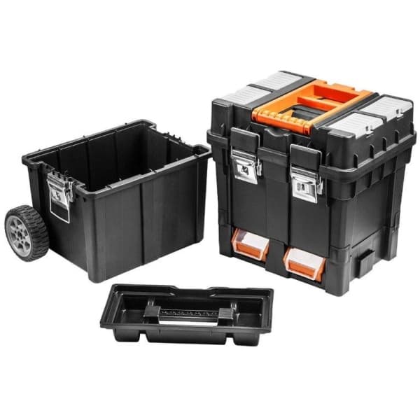 NEO TOOLS HD KOMPAKT VÆRKTØJSKASSE PÅ HJUL