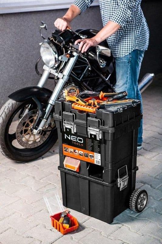 NEO TOOLS HD KOMPAKT VÆRKTØJSKASSE PÅ HJUL