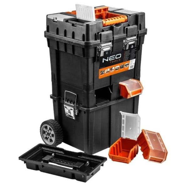NEO TOOLS HD KOMPAKT VÆRKTØJSKASSE PÅ HJUL