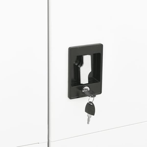 vidaXL Förvaringsskåp vit 90x40x180 cm stål
