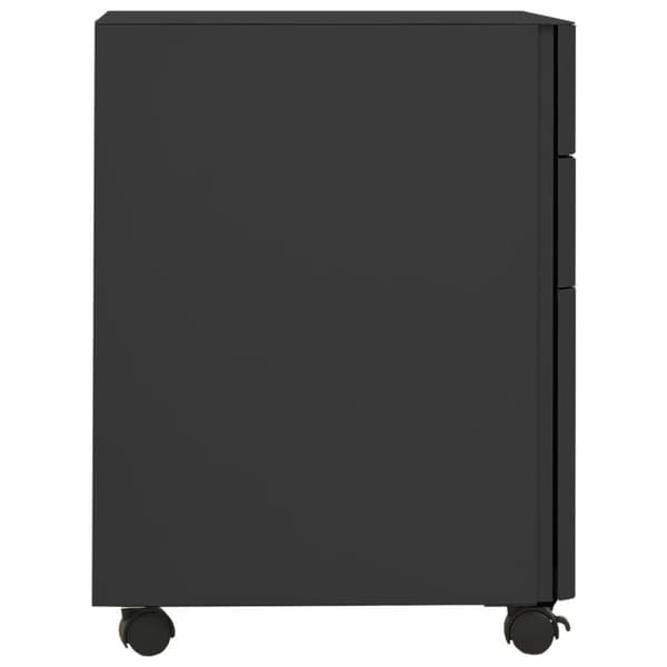 vidaXL Mobilt arkivskap antrasitt 30x45x59 cm stål