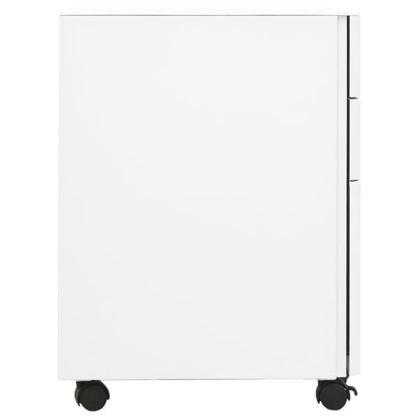 vidaXL Hurts vit 30x45x59 cm stål