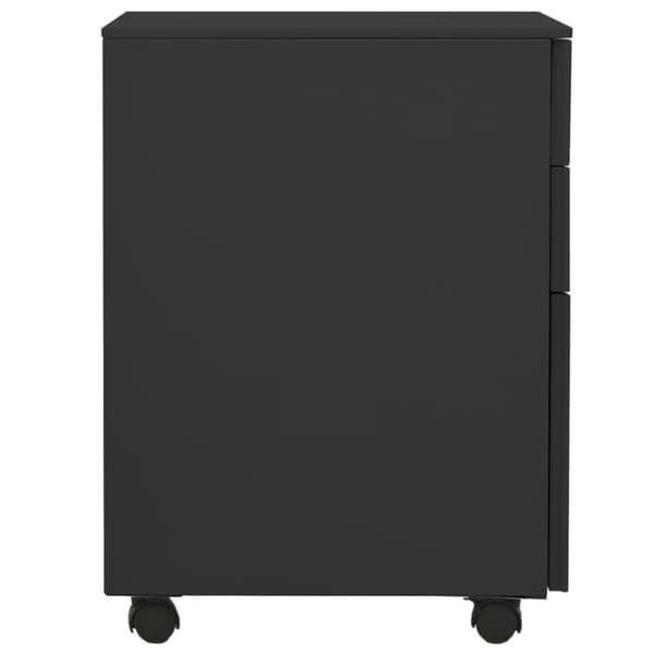 vidaXL Mobilt arkivskap antrasitt 39x45x60 cm stål